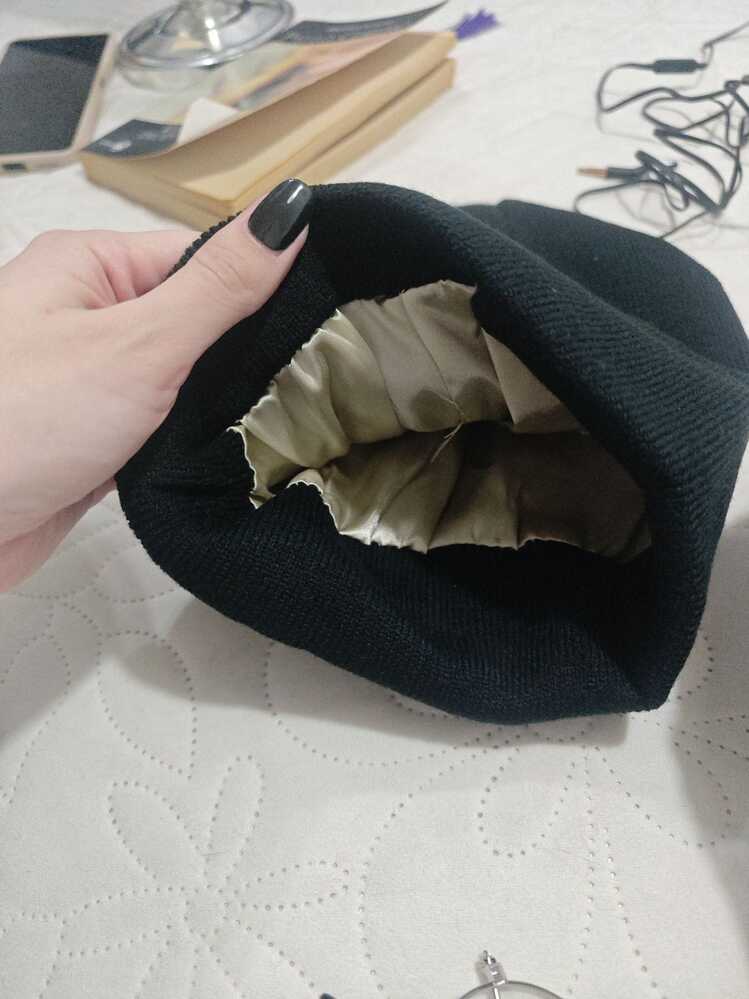 Beanie Anti-Frizz — Interior de Satén