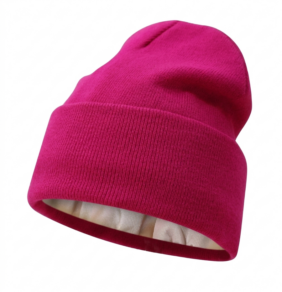Beanie Anti-Frizz — Interior de Satén